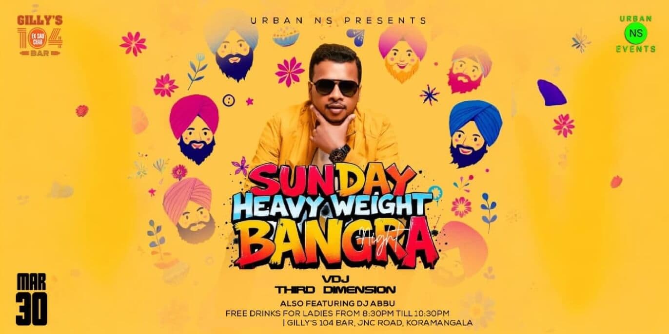 Sunday Heavy Weight Bhangra Night | Gillys 104
