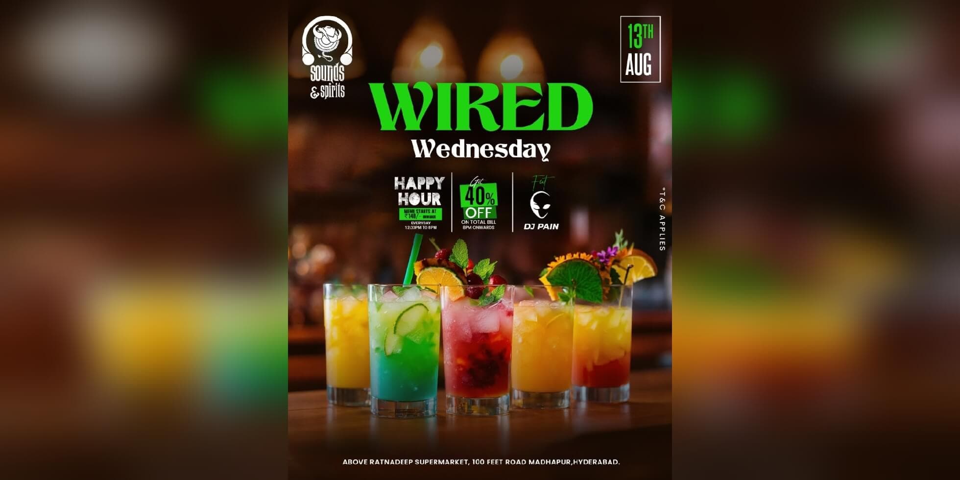 Wired Wednesday Bollywood Night | Sounds & Spirits