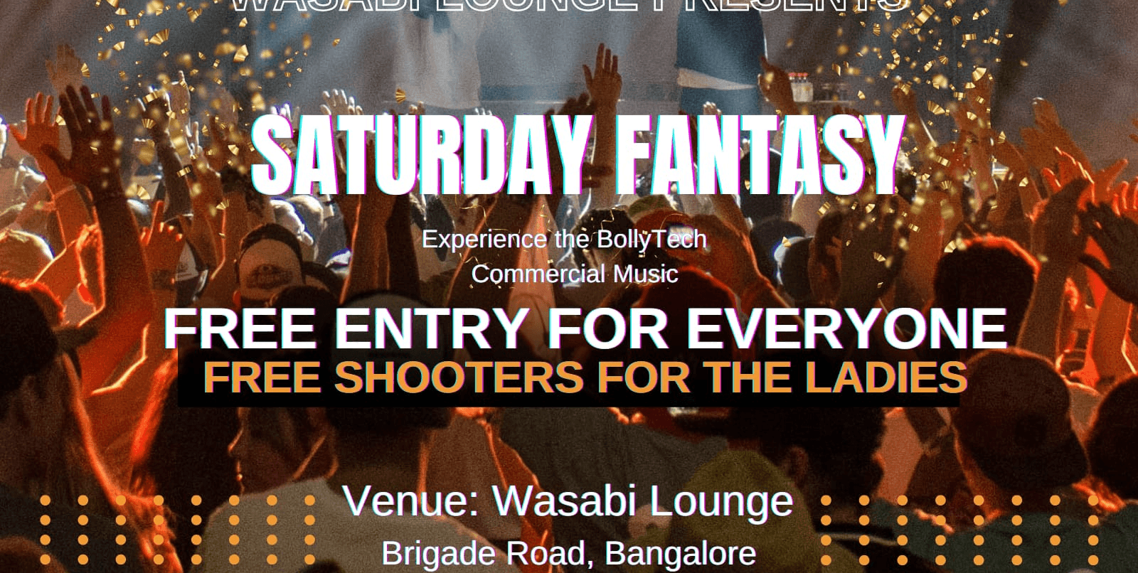 Saturday Fantasy Night At Wasabi Lounge 