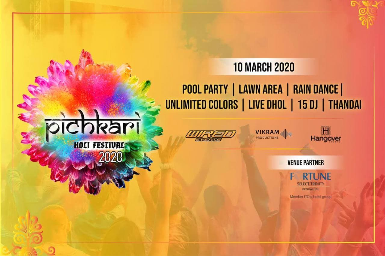 HOLI 2020 - Rain And Pool Party At Fortune Select, Whitefield -10th March