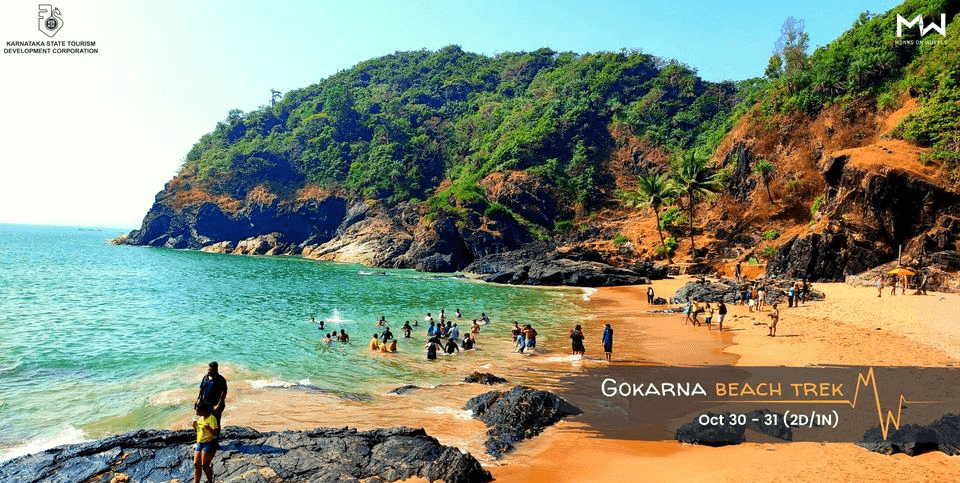 Gokarna Beach Trek - Sea Sand Expedition || Monks on Wheels
