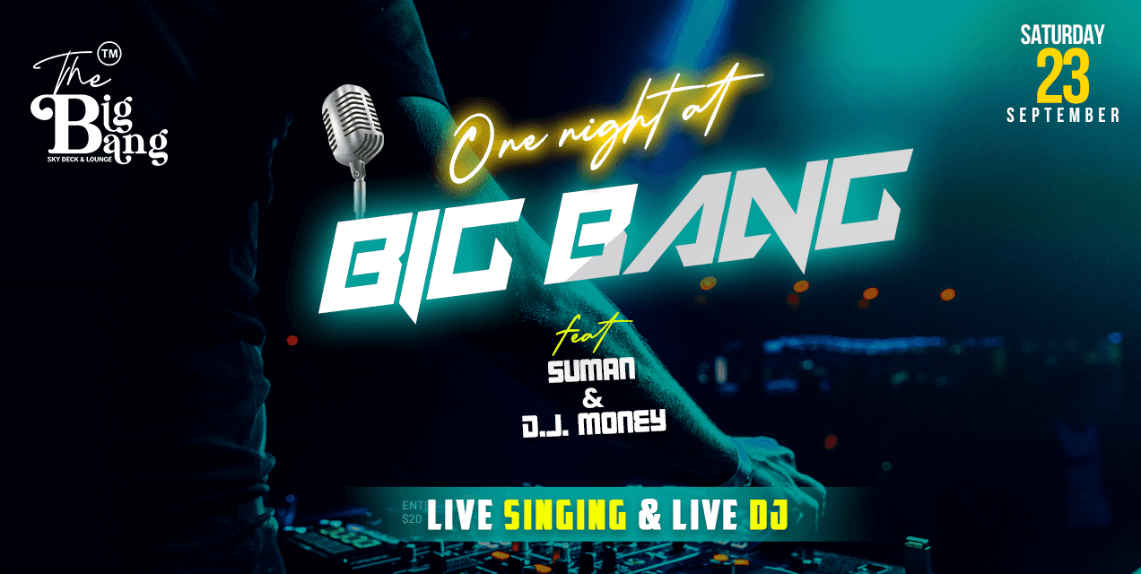 Saturday Live Music  | The Big Bang Sky Deck & Lounge