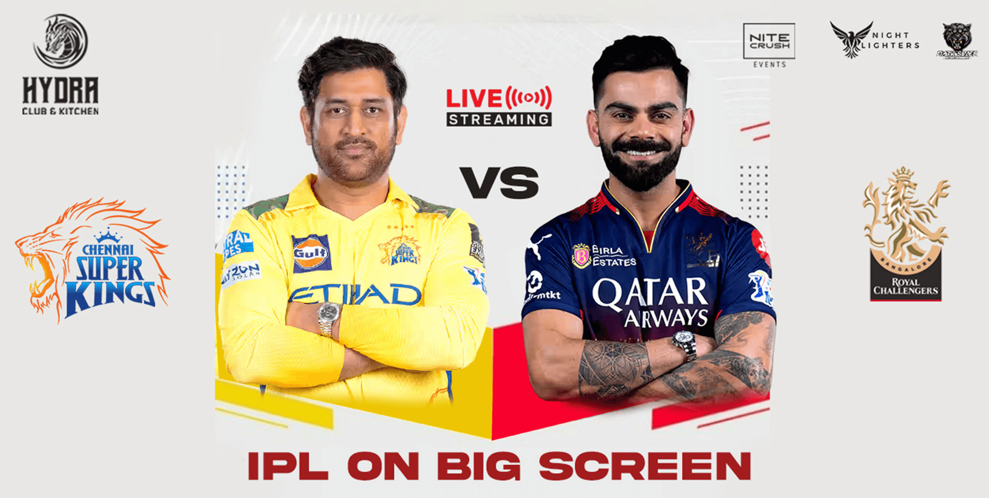 RCB Vs CSK | Live Screening