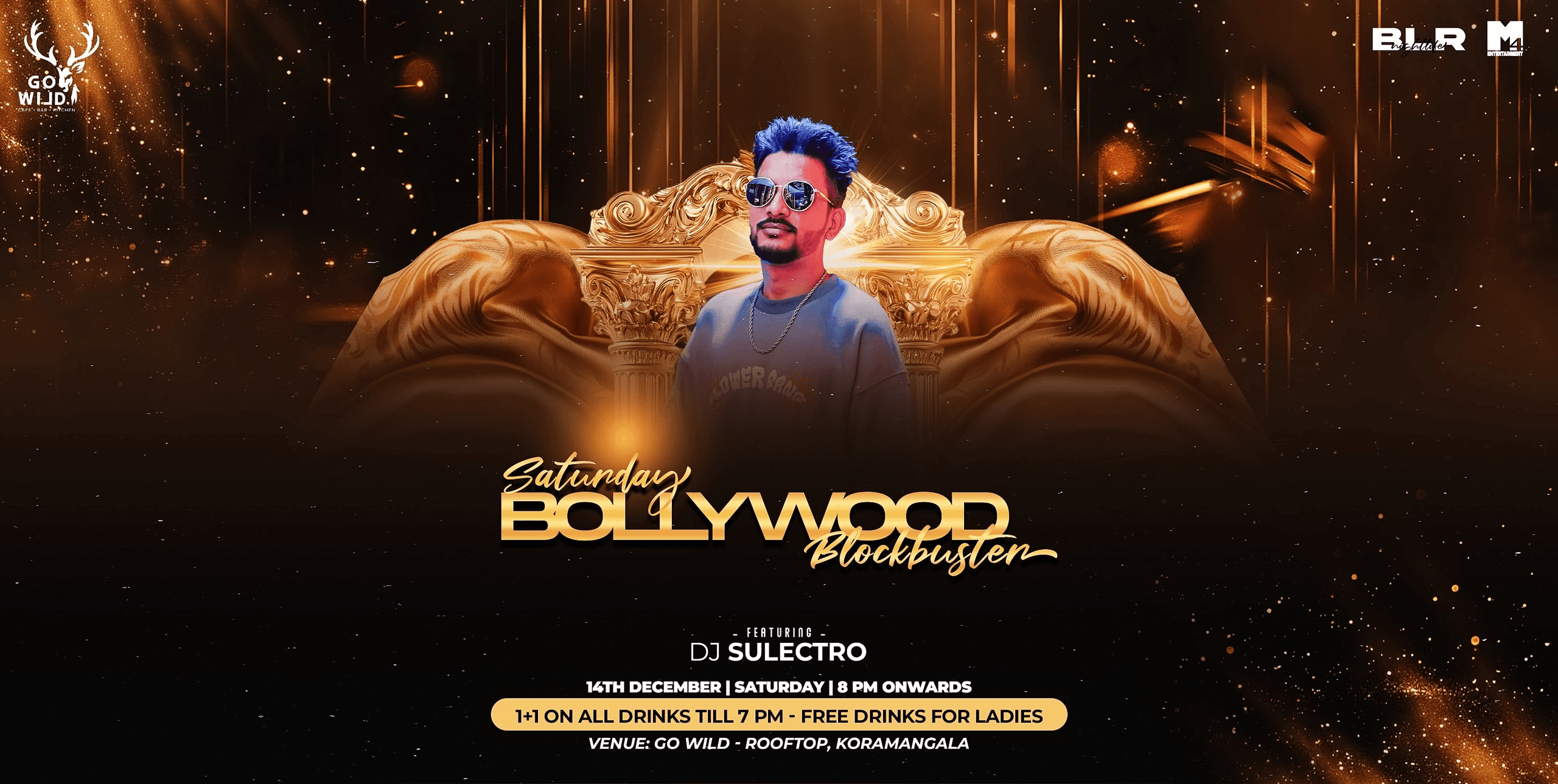 Saturday Bollywood Blockbuster | Go wild Rooftop