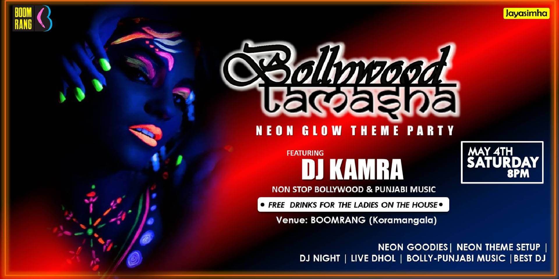 Bollywood Tamasha - Neon Glow Theme Party