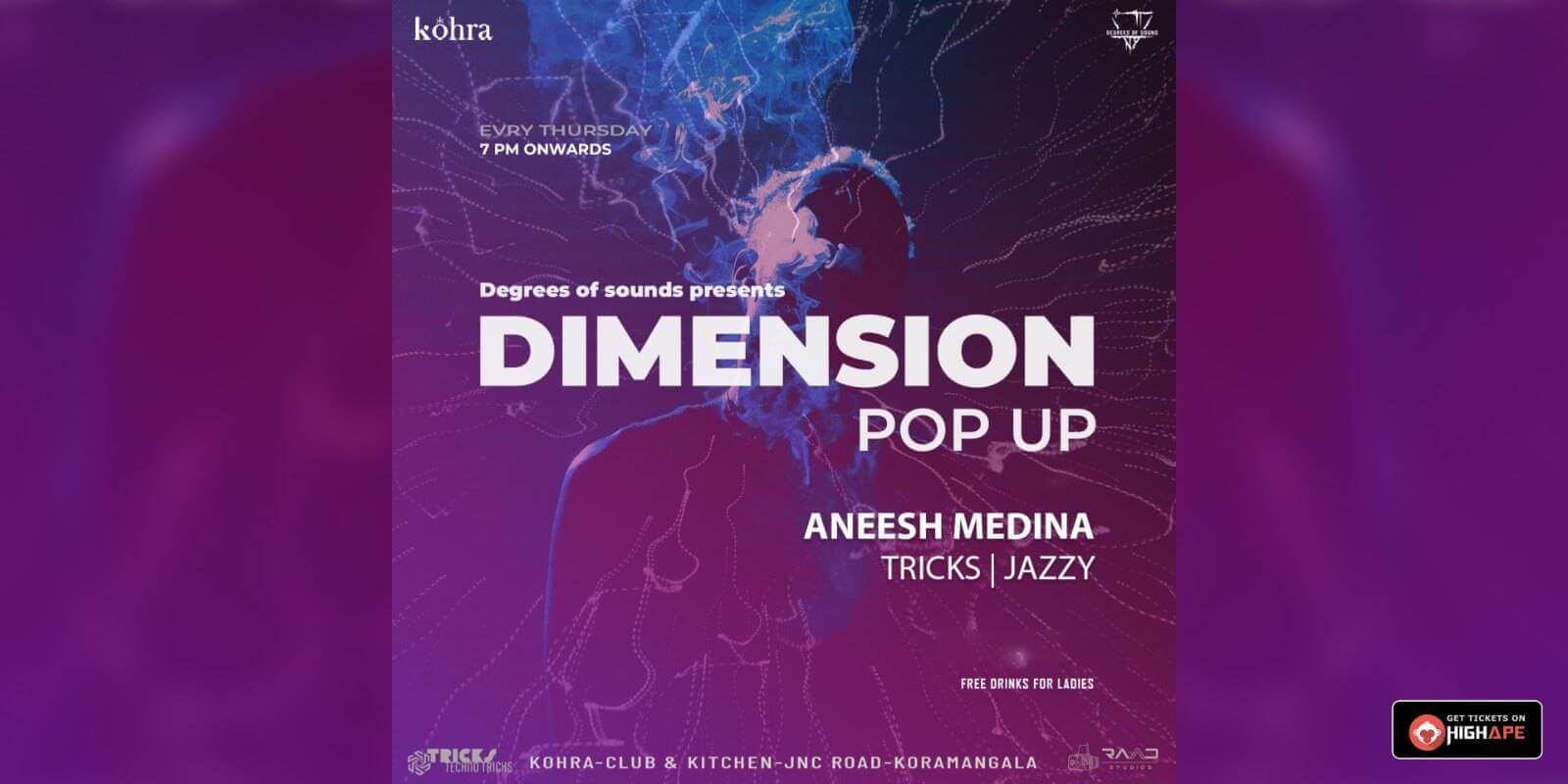 Thursday Dimension Popup