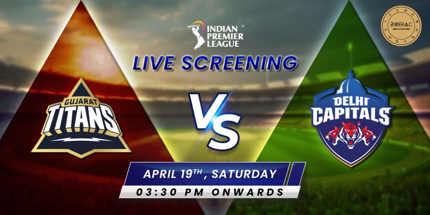 GT Vs DC | IPL Live Screening 