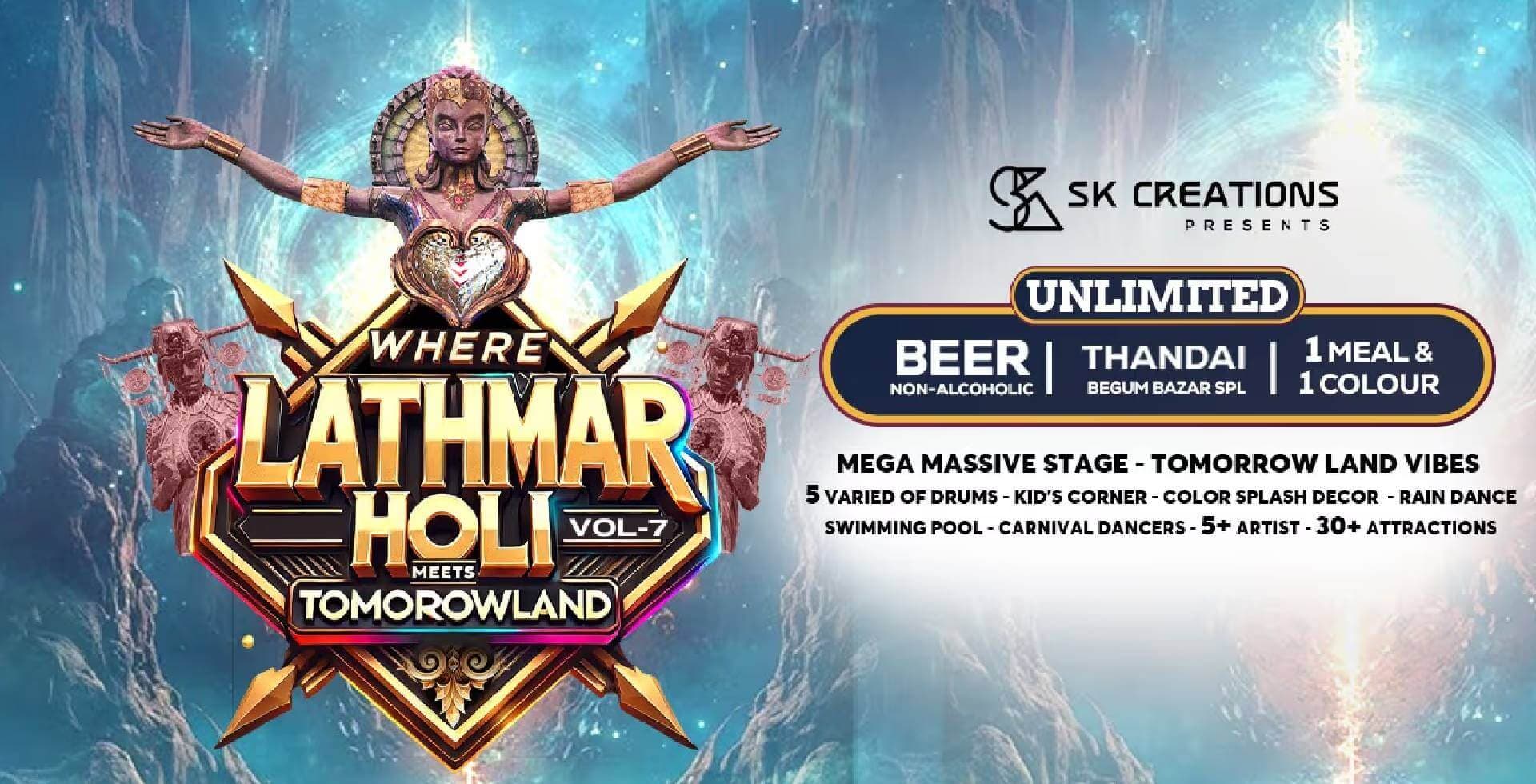 Lathmar Holi 2025 Vol 7.0 - Hyderabads Biggest Holi Carnival