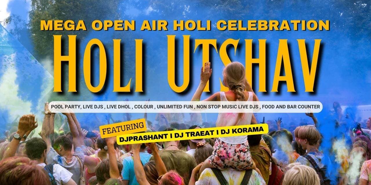 Holi Utsav - Mega Open Air Pool Party Holi Celebration