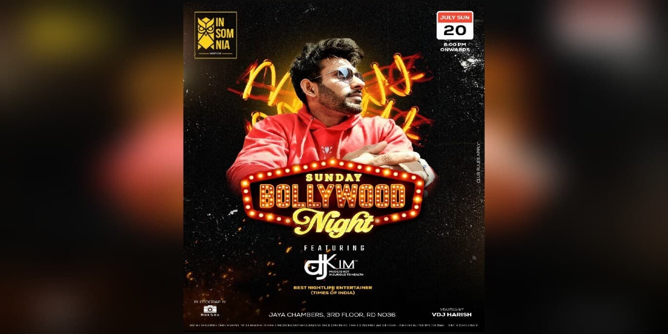 Sunday Bollywood Night Ft DJ Kim