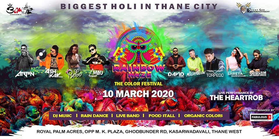 Rainbow Haze - Biggest Holi Festival In Thane