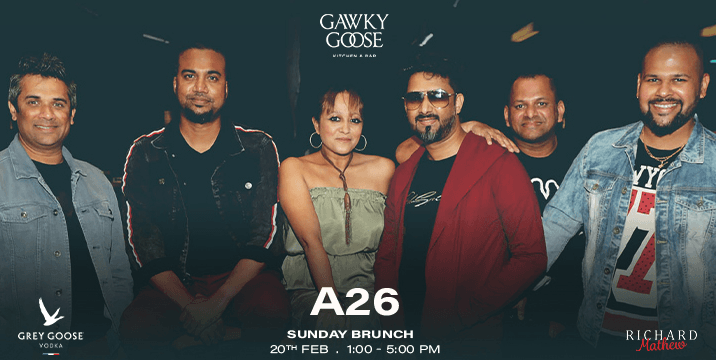 A26 - Live in concert |  Gawky Goose | 20th Feb