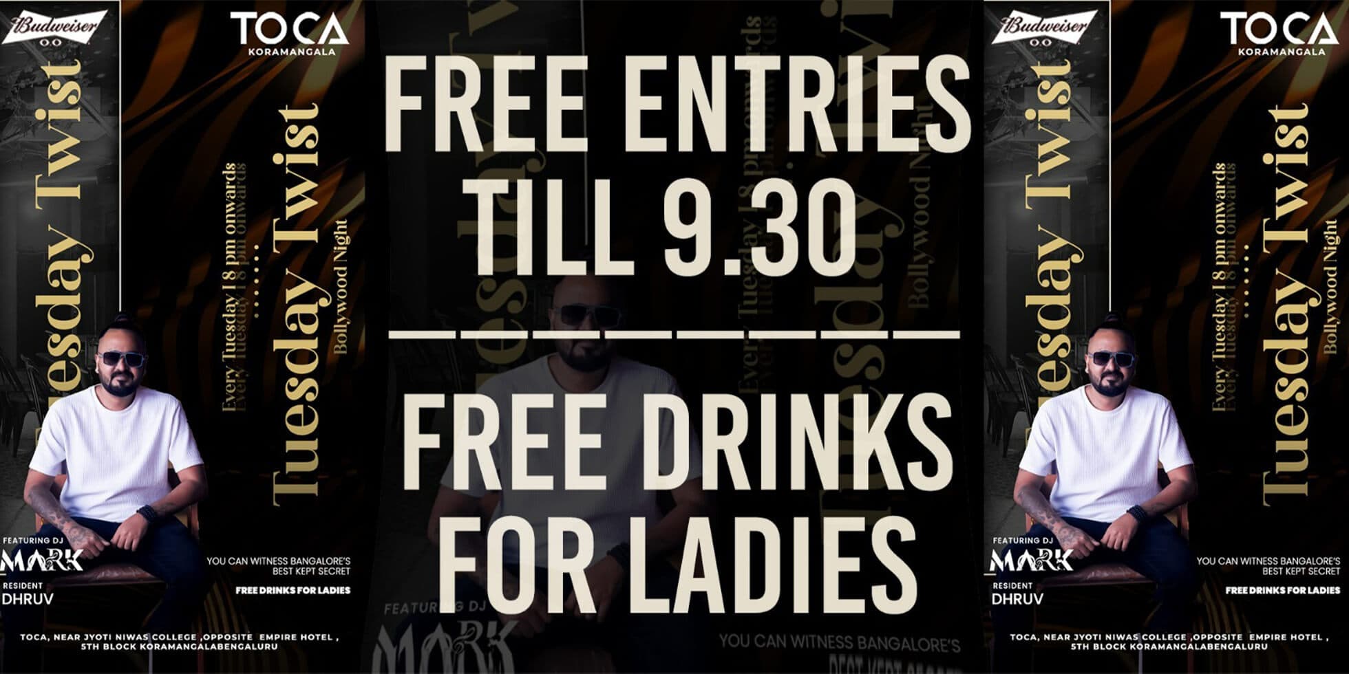 Tuesday Twist Bollywood Night At Toca Koramangala