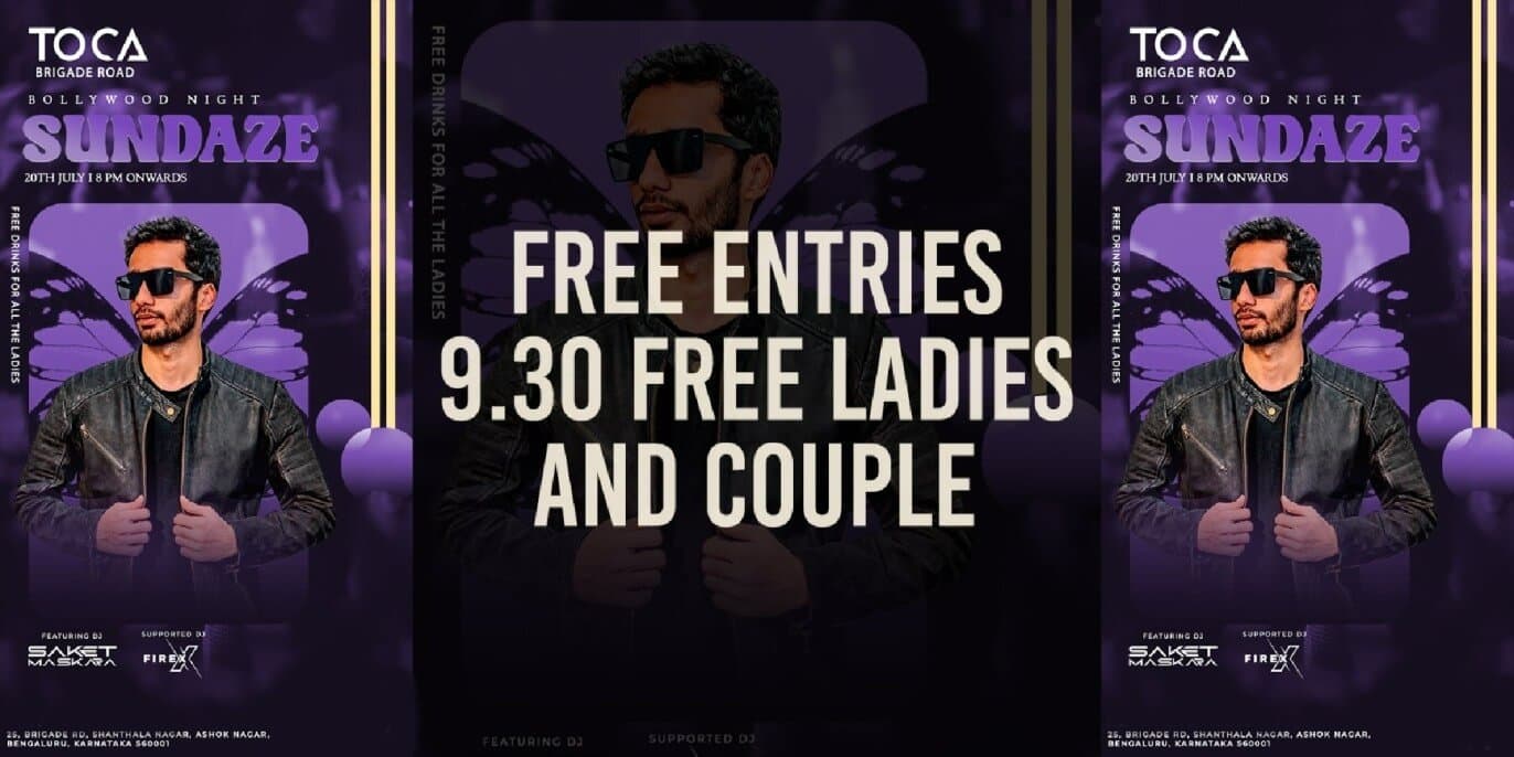 Sundaze Bollywood Night | Toca Brigade