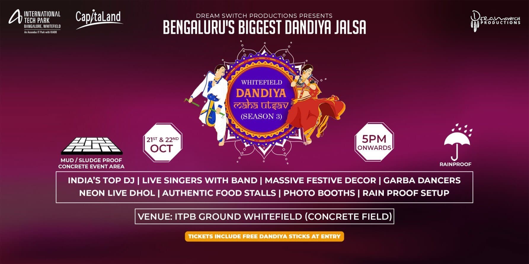 Whitefield Dandiya Maha Utsav - Bengalurus Biggest Dandiya Jalsa