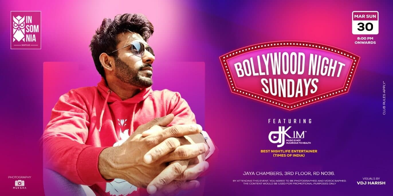 Sunday Bollywood Night Ft DJ Kim
