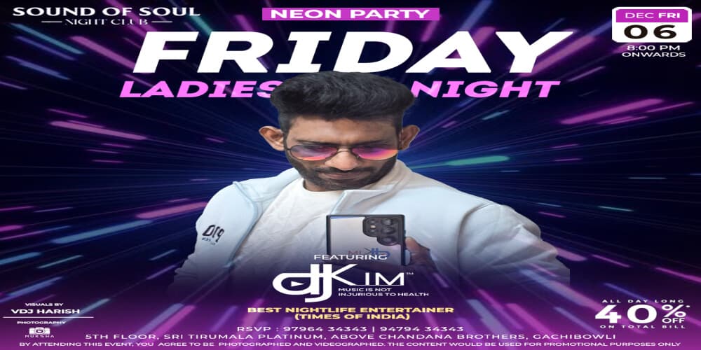 Friday Ladies Night - Neon Party