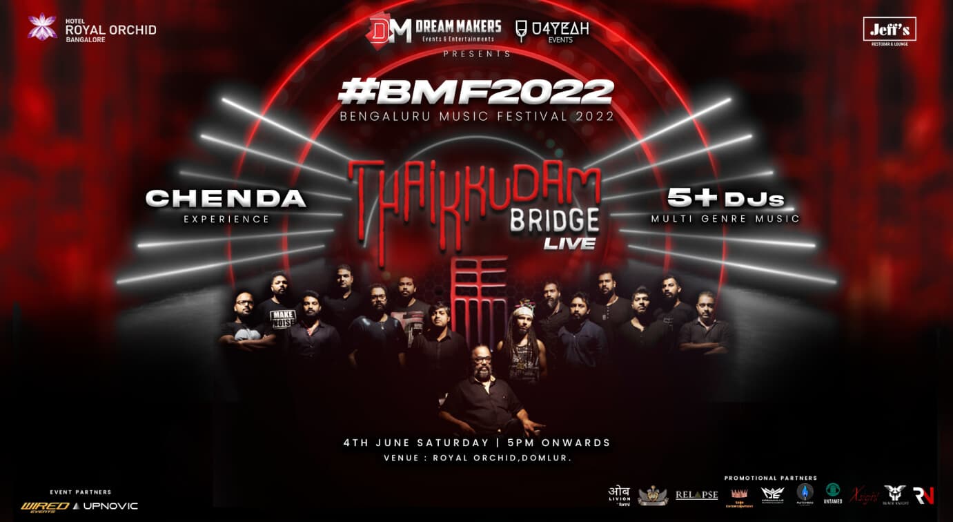 Thaikkudam Bridge Live At Bengaluru Music Fest 2022 