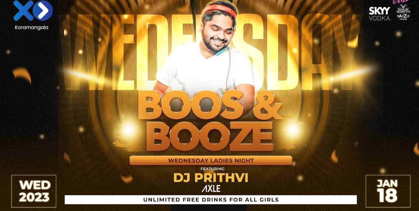 Boos And Booze - Wednesday Ladies Night