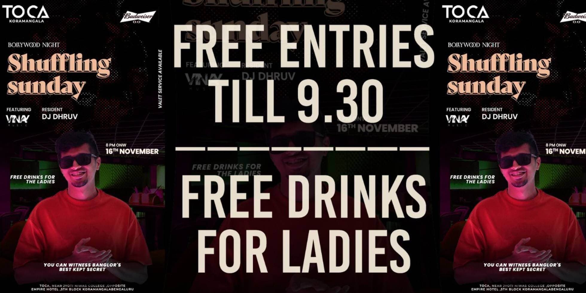 Shuffling Sunday | Bollywood Night Ft DJ Vinay Music