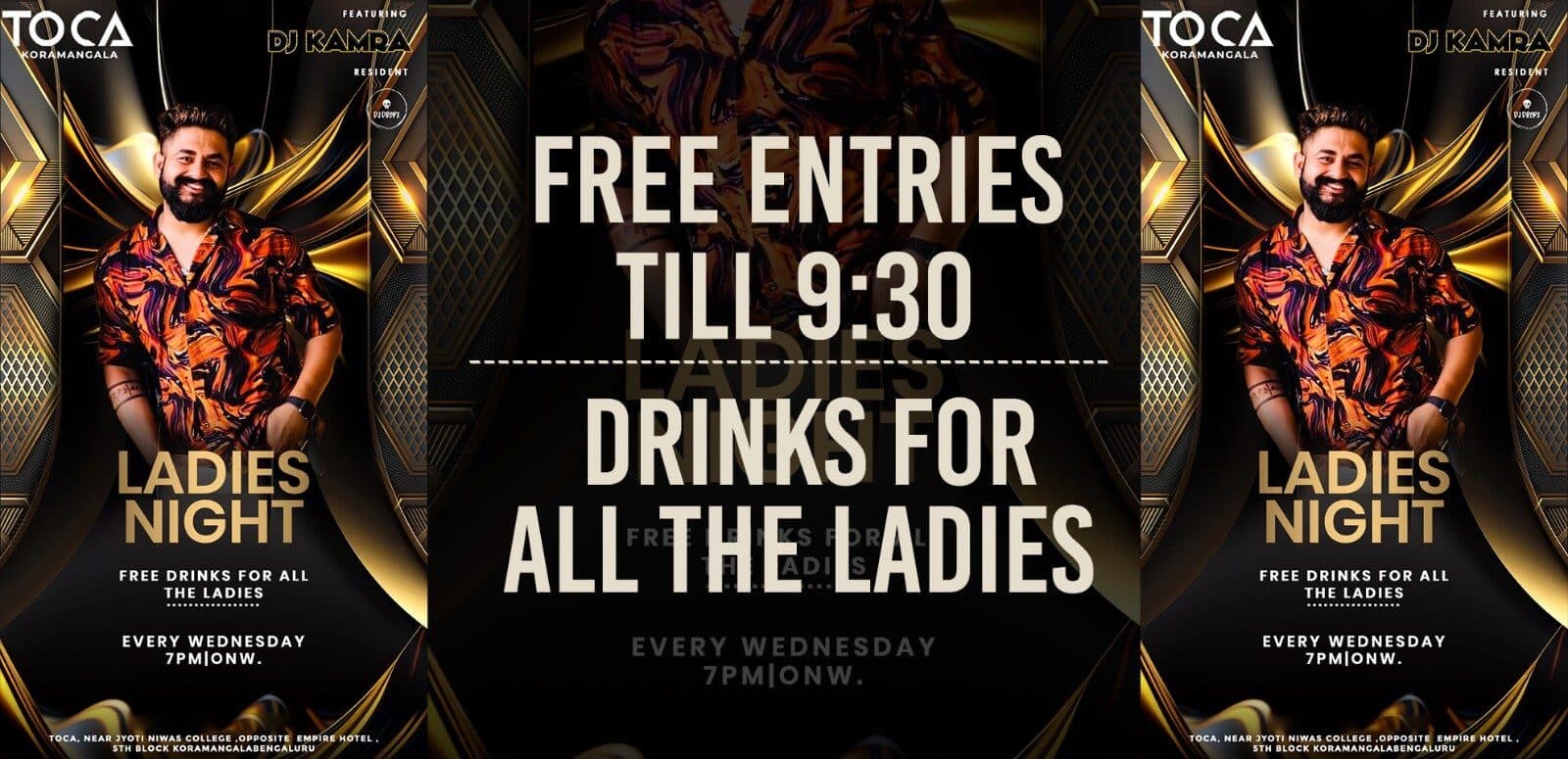 Wednesday Ladies Night | Toca Koramangala