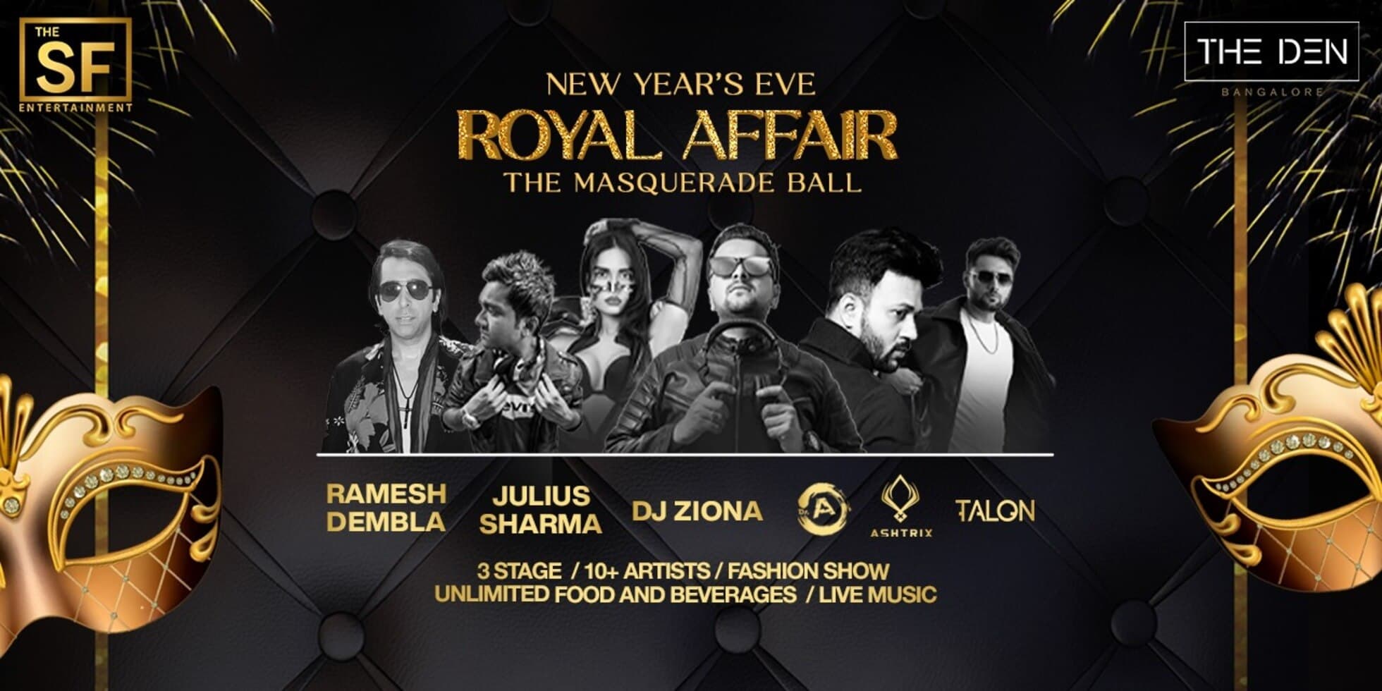 Royal Affair The Masquerade Ball | NYE 2024
