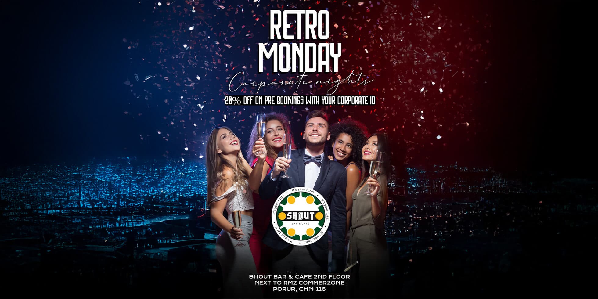 Retro Monday Corporate Night