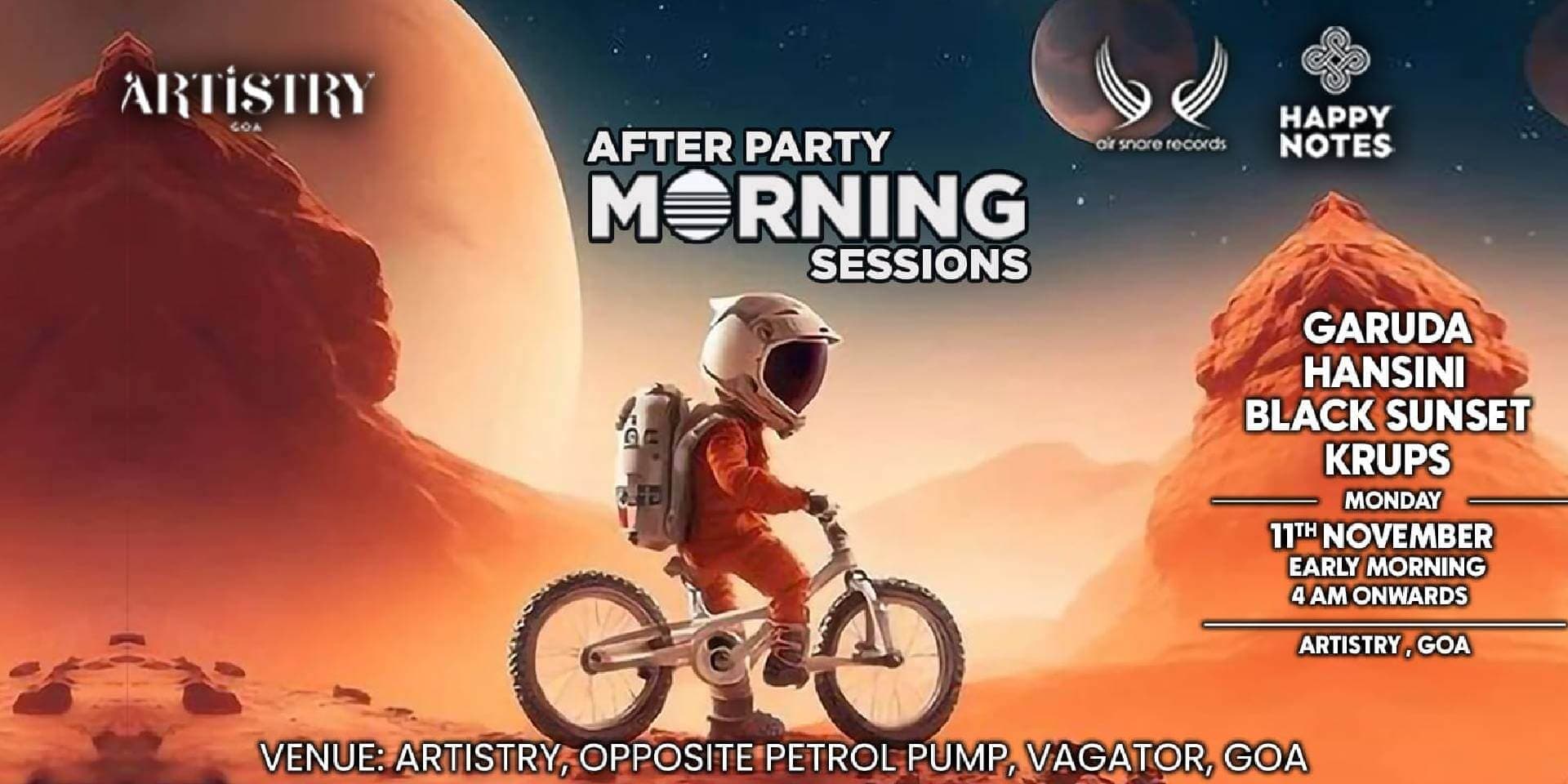 After Party Morning Sessions 