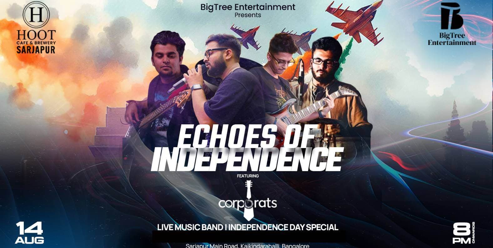 Echoes of Independence Ft Corporats | Live Music Band