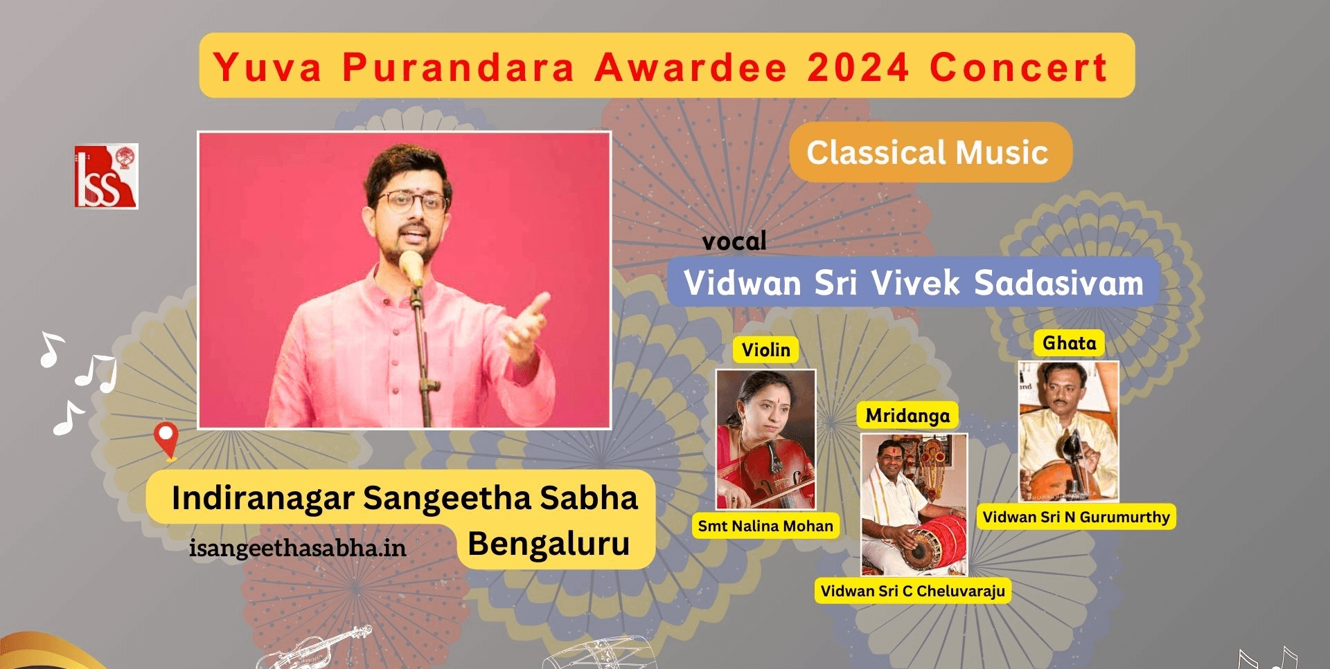 Vidwan Vivek Sadasivams Classical Music Concert
