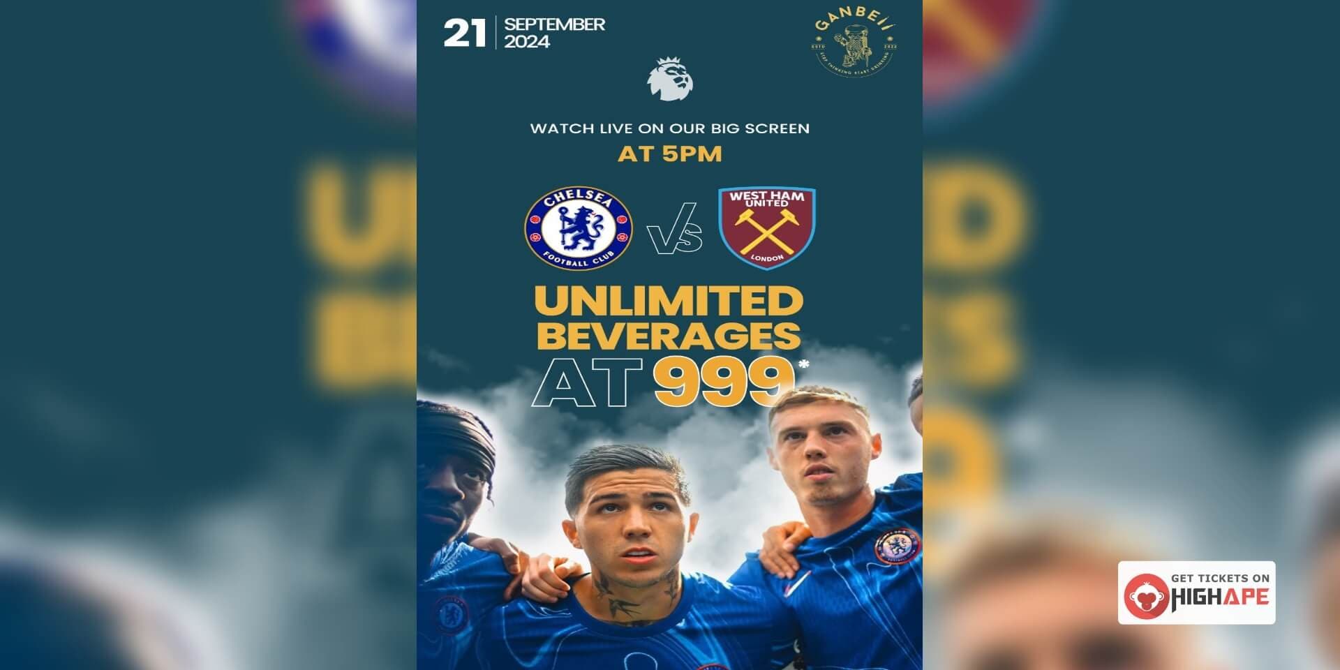 Westham Vs Chelsea - Premier League Live