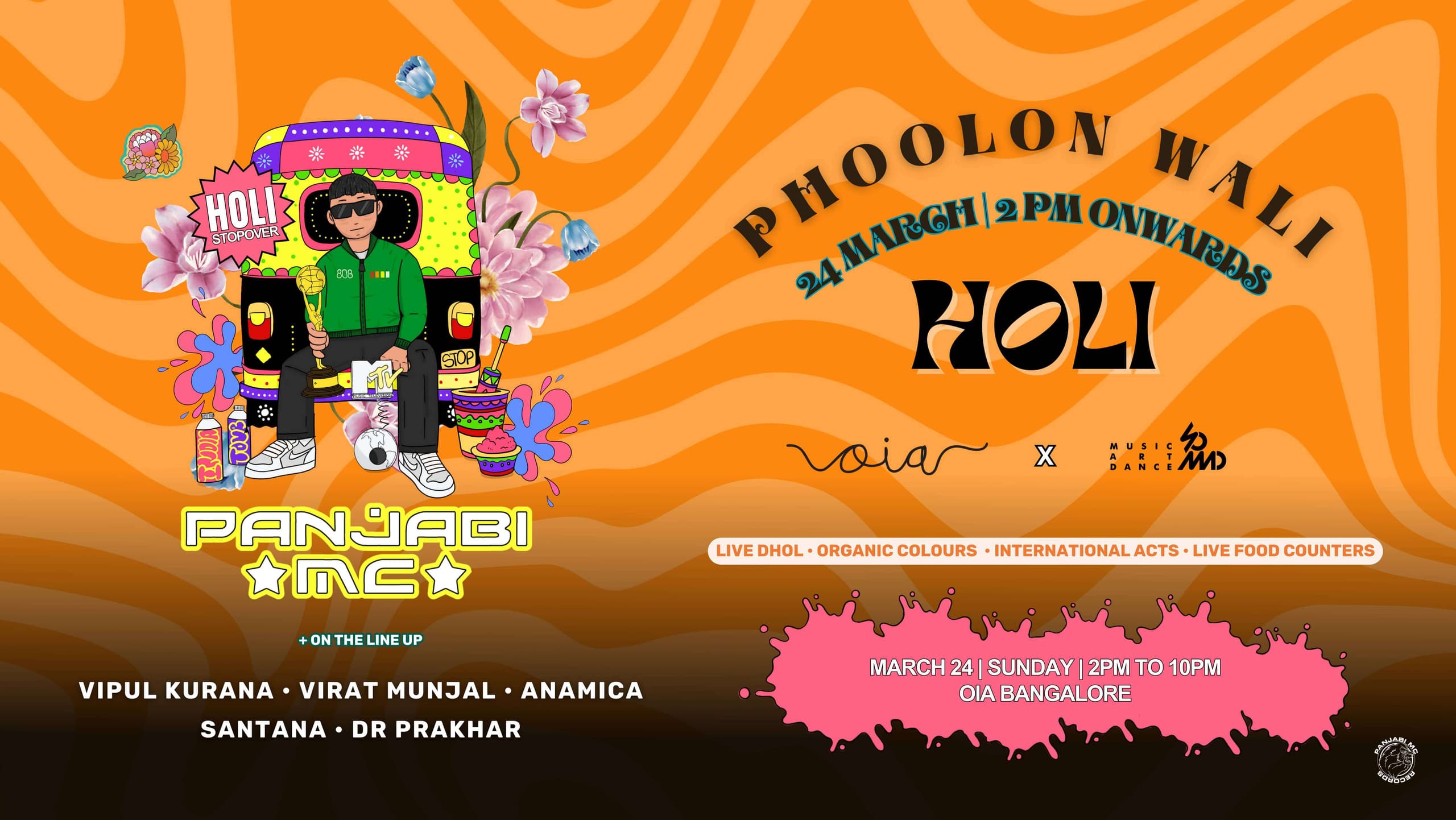 Phoolon Wali Holi | Oia Bangalore
