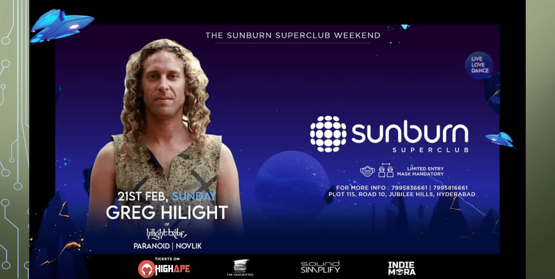 Greg Hilight And Novlik At Sunburn Superclub