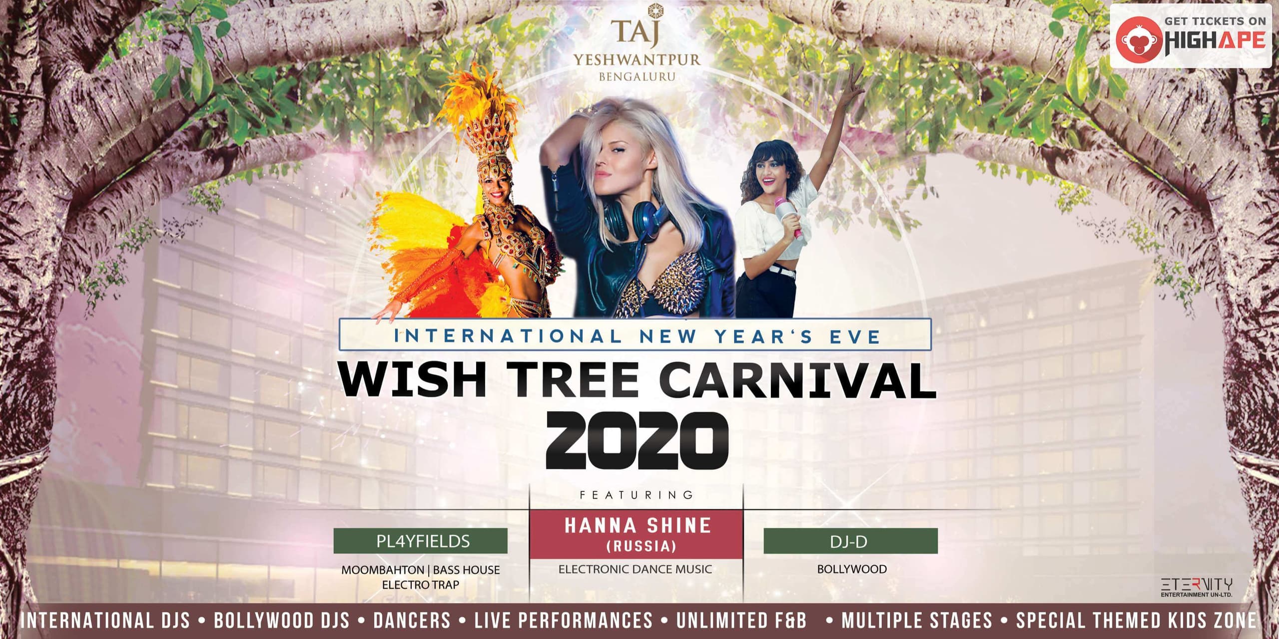 TAJ's Biggest Carnival 2020 - WishTree New Year's Eve 