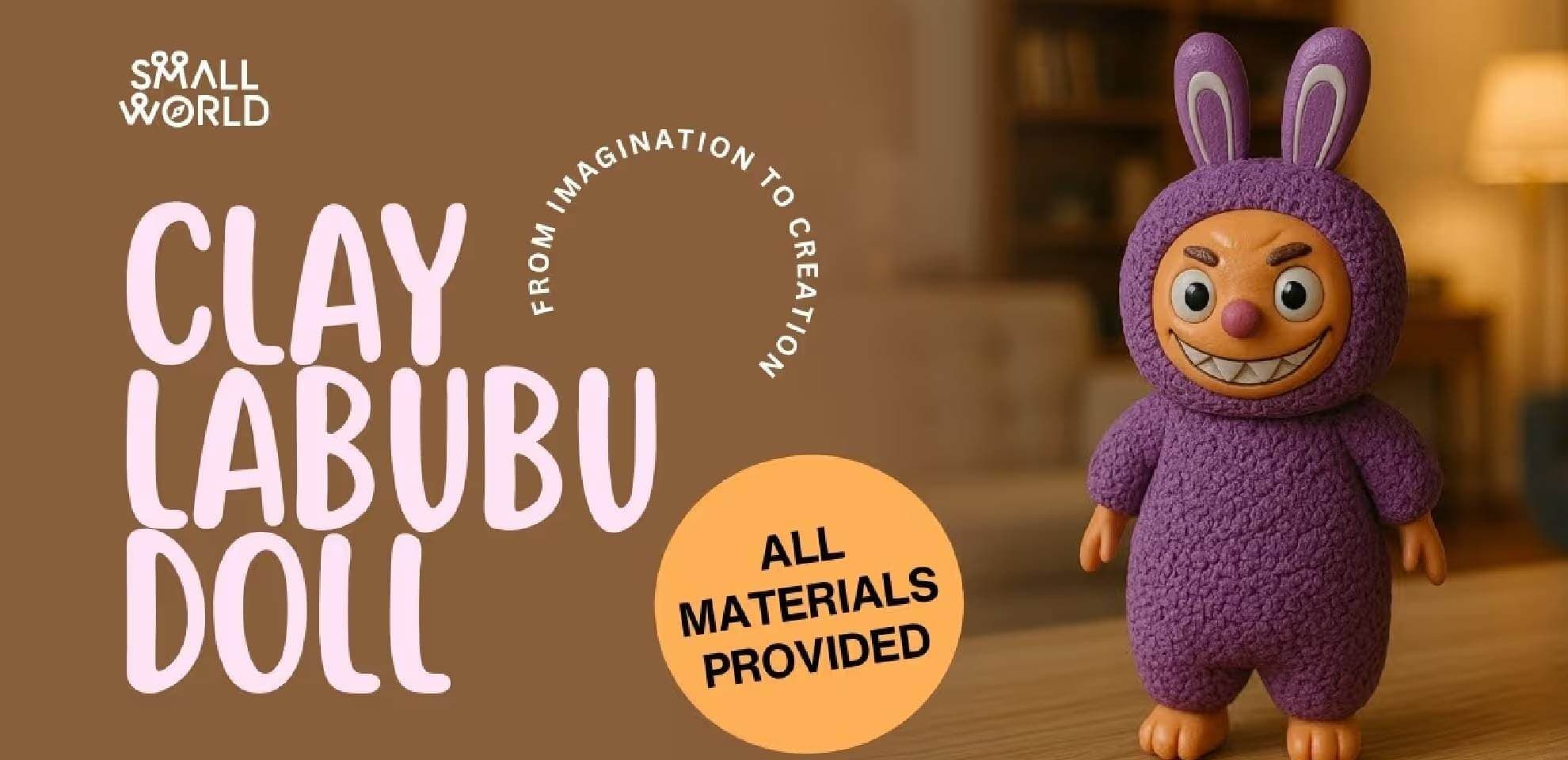 Clay Labubu Doll