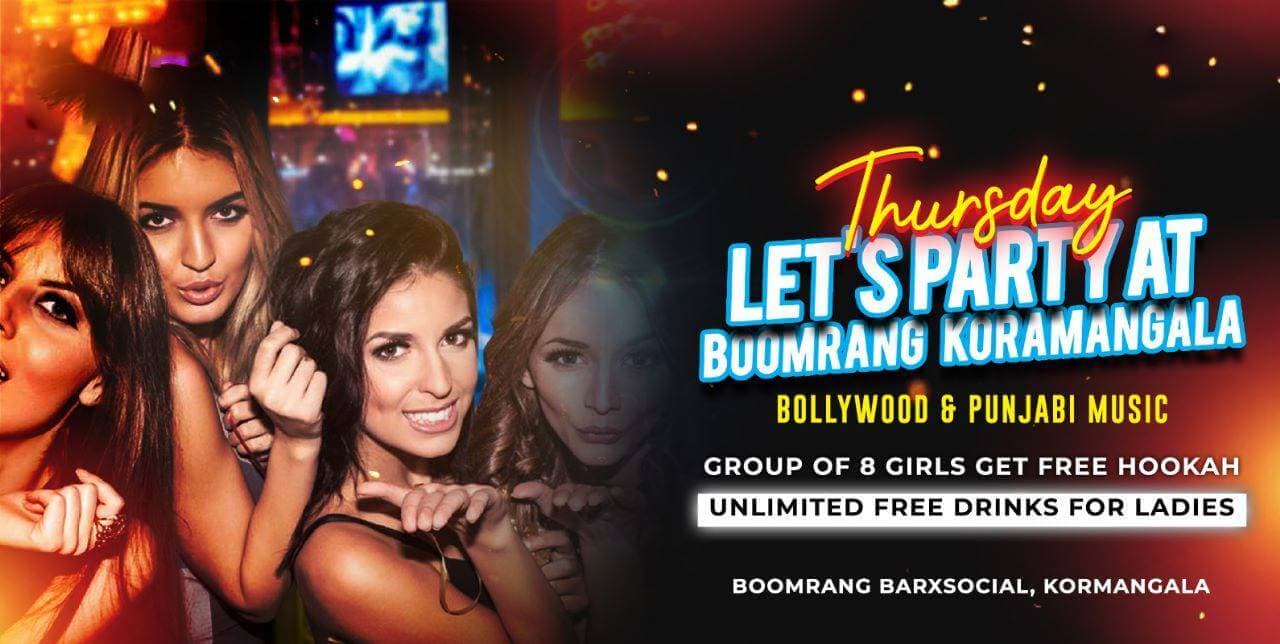 Thursday Let's Party At Boomrang