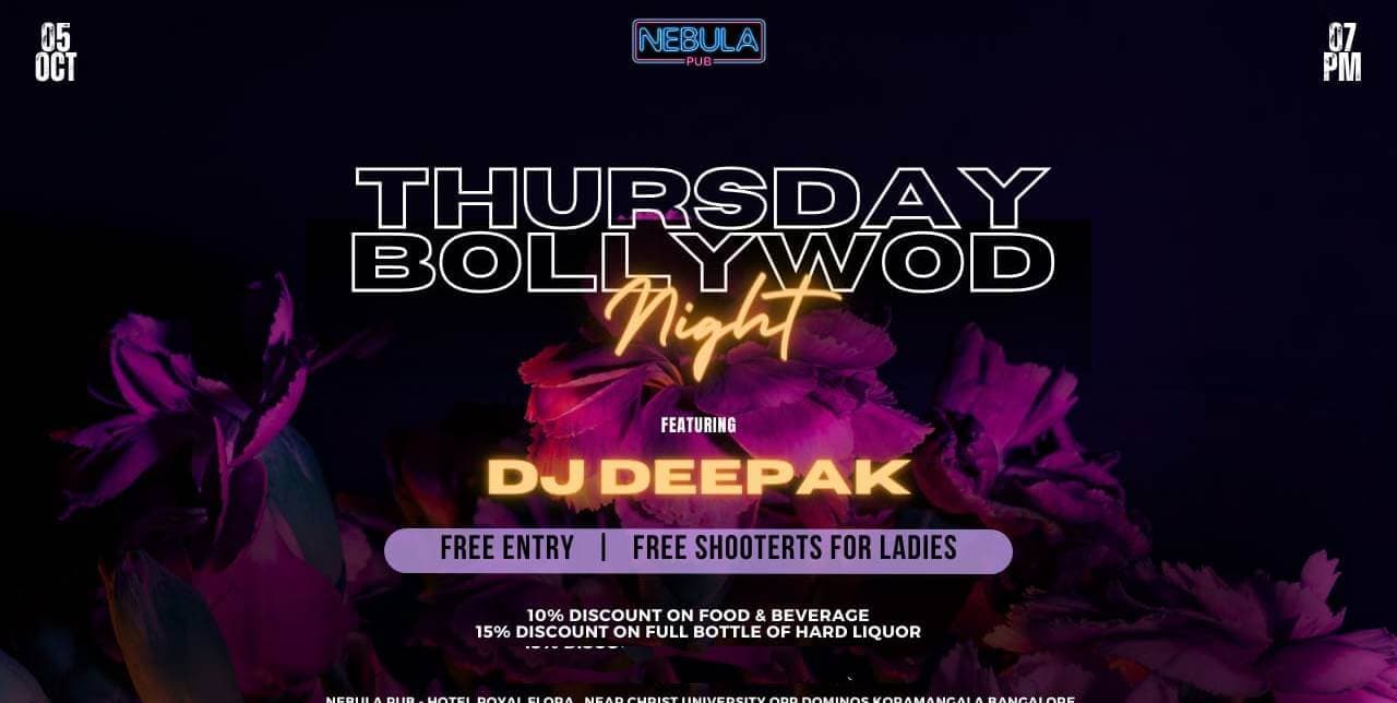 Thursday Bollywood Night
