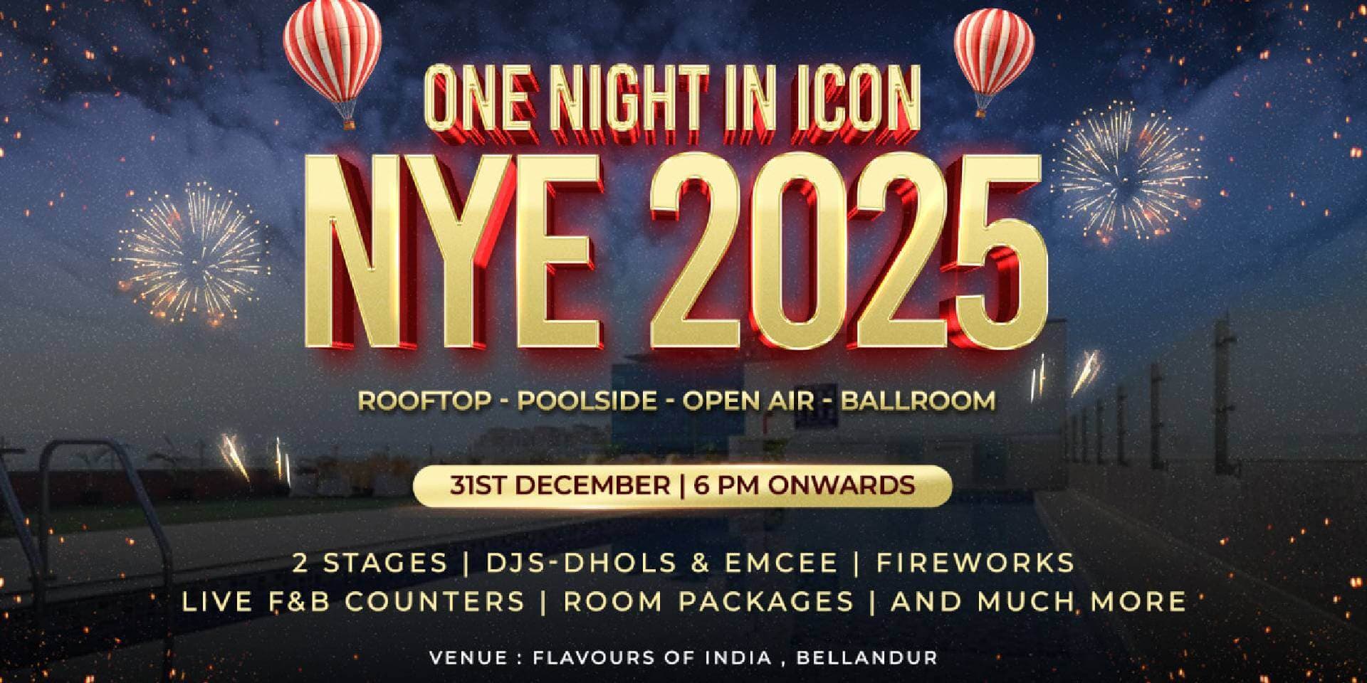 One Night In Icon NYE 2025 | Flavours Of India 