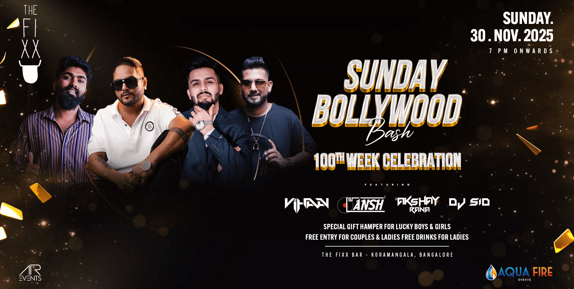 Sunday Bollywood Bash 100th Week Celebration | The Fixx