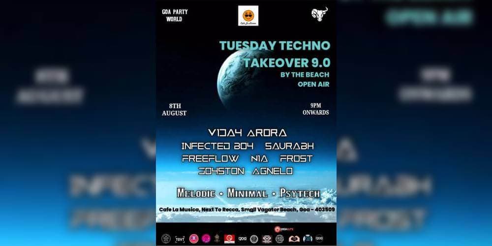 Tuesday Techno Takeover 9.0