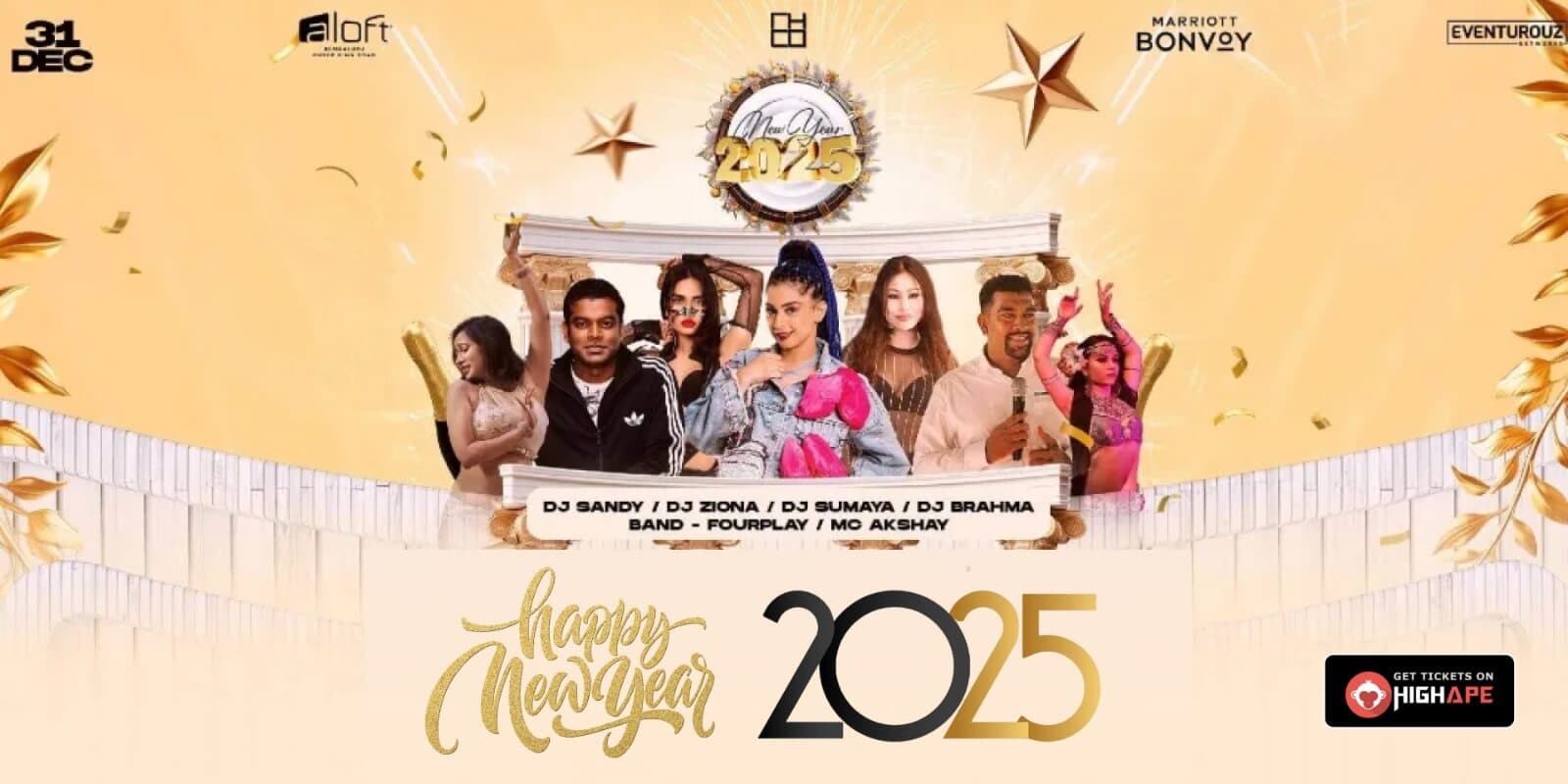 NYE 2025 Countdown At Aloft Outer Ring Road