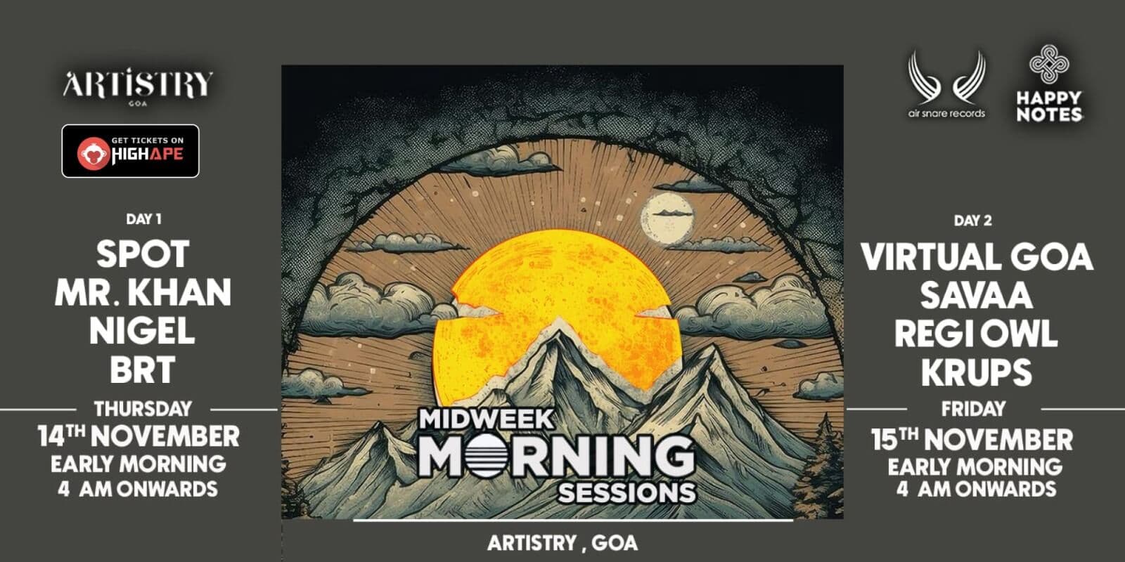 Mid Week Morning Sessions 