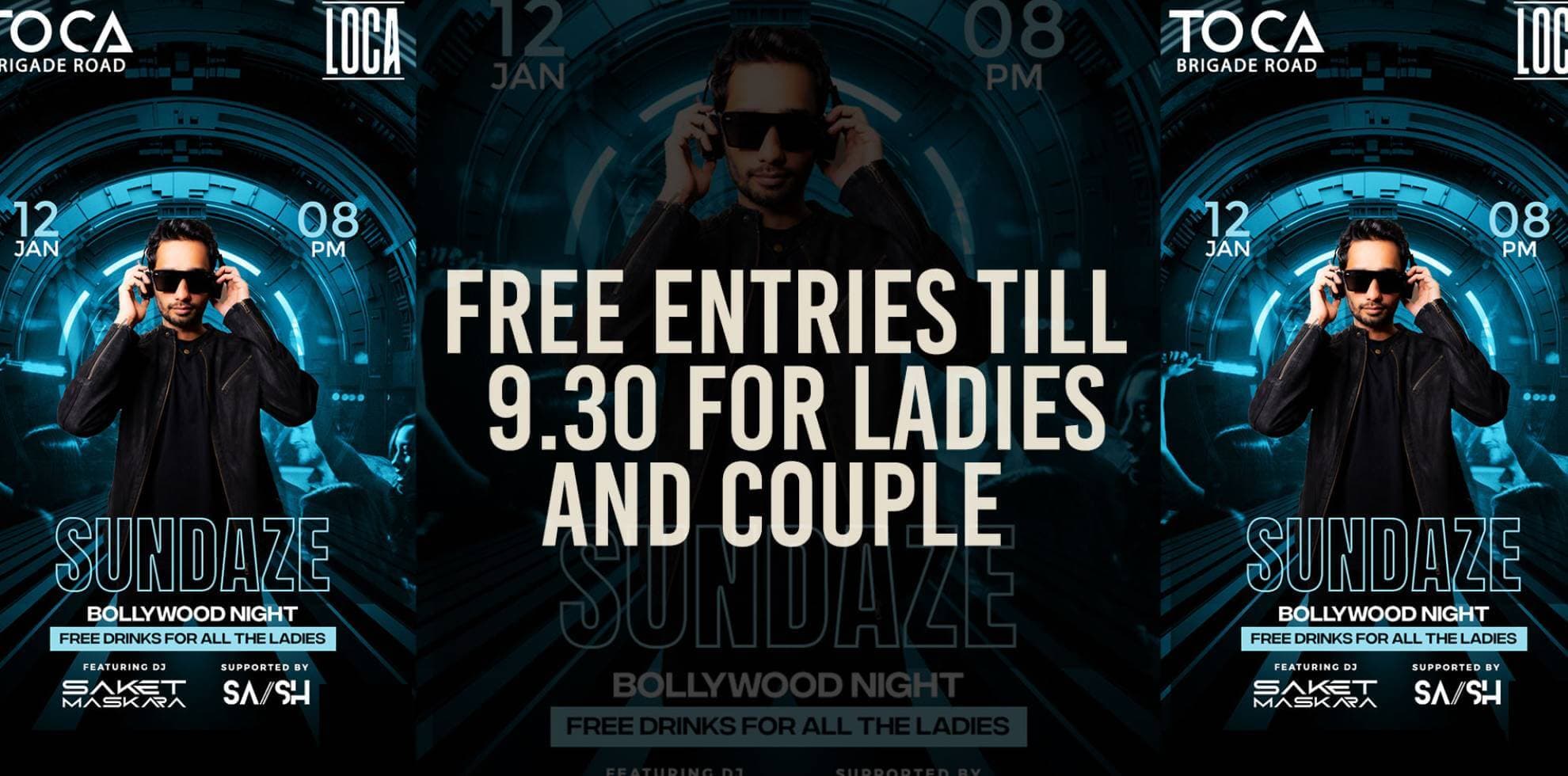 Sundaze Bollywood Night | Toca Brigade