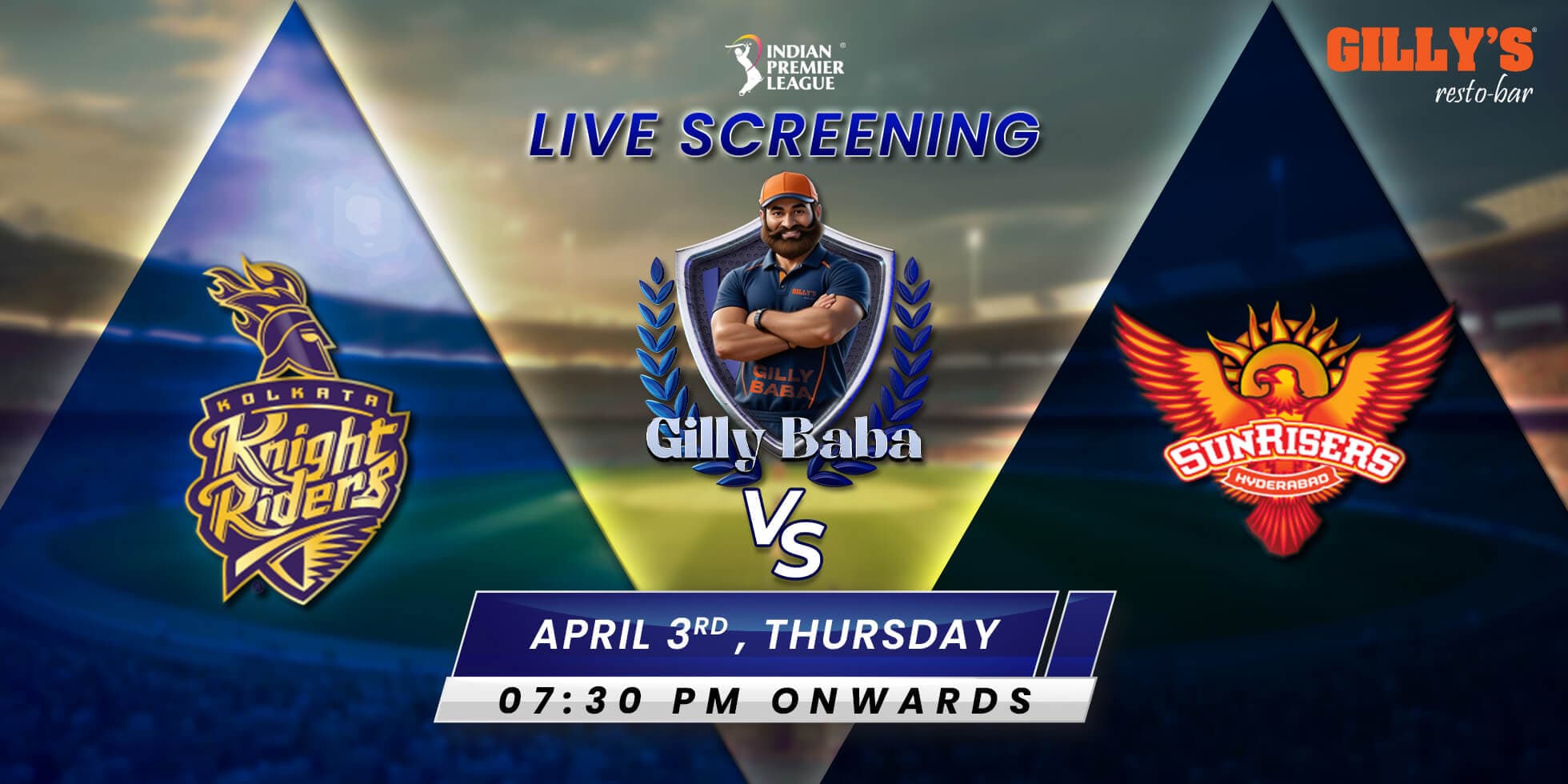 KKR Vs SRH | IPL Live Screening 