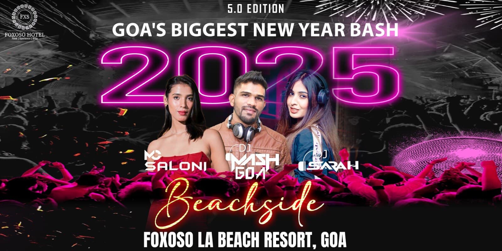 Beachside New Year Bash Goa 2025