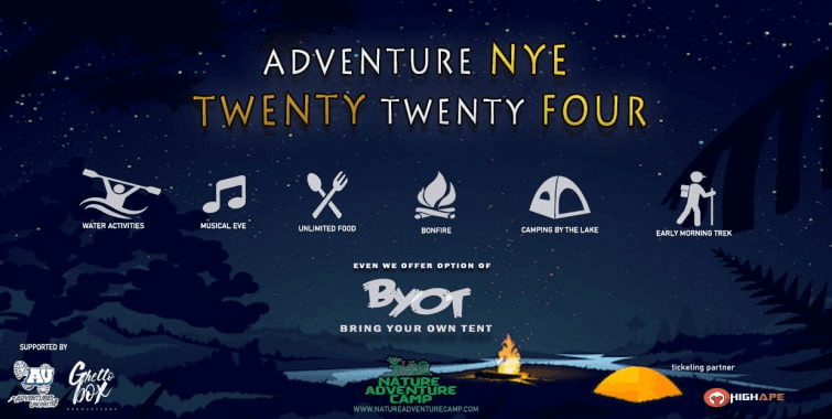 New Year Camping At Nature Adventure Camp | NYE 2024