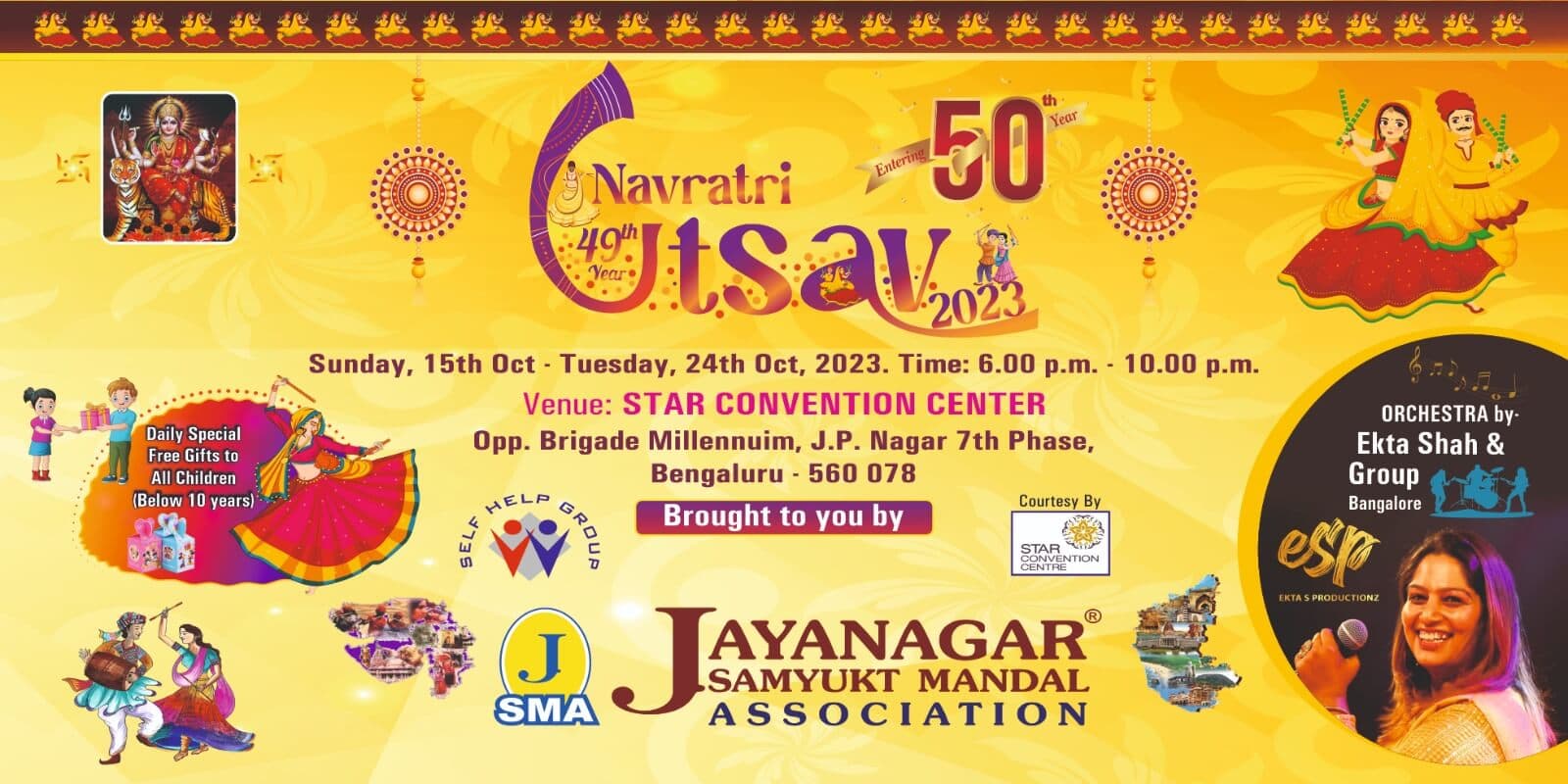 Navratri Utsav 2023 By JSMA - Dandiya Night