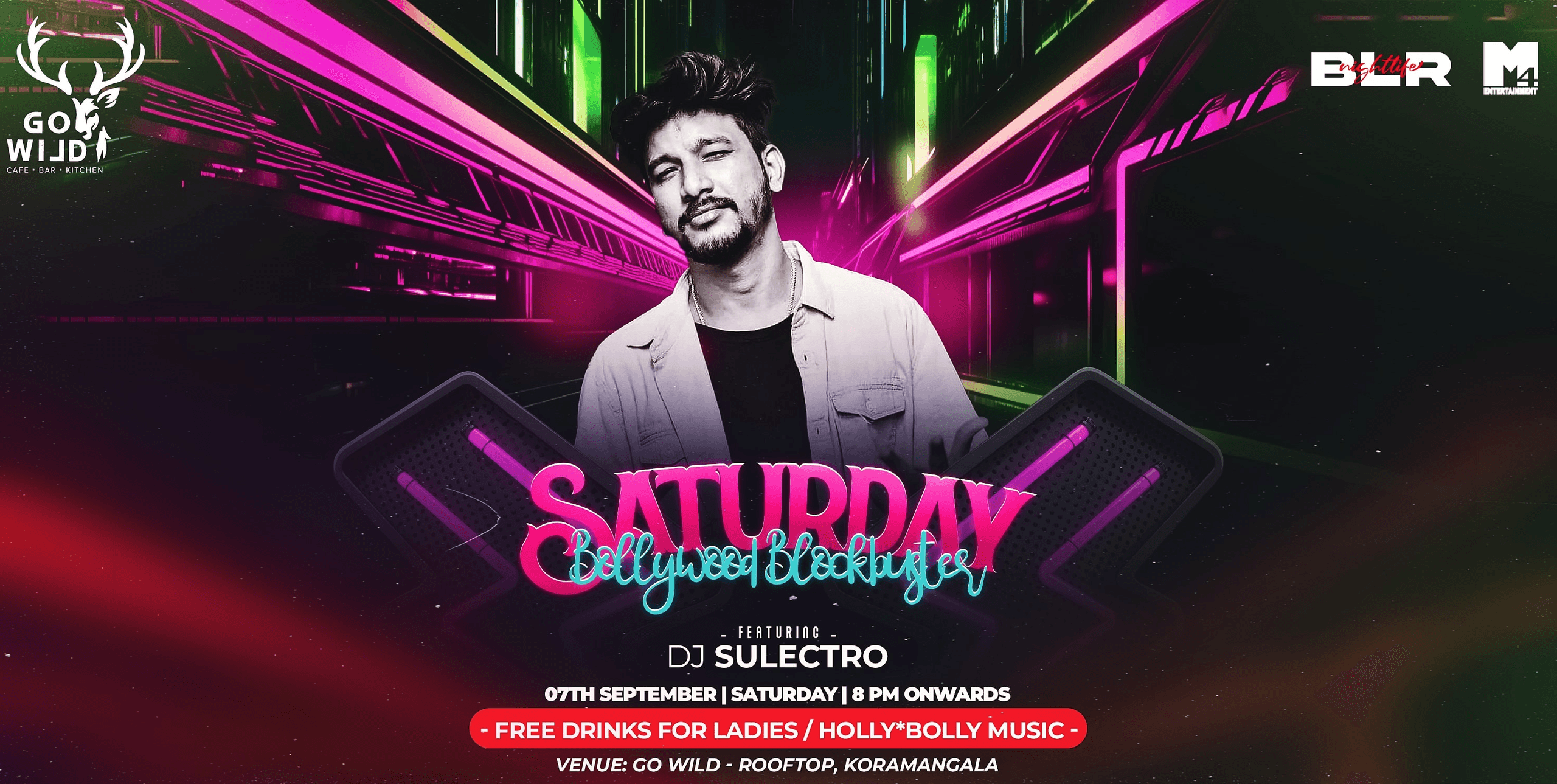 Saturday Bollywood Blockbuster | Go wild Rooftop