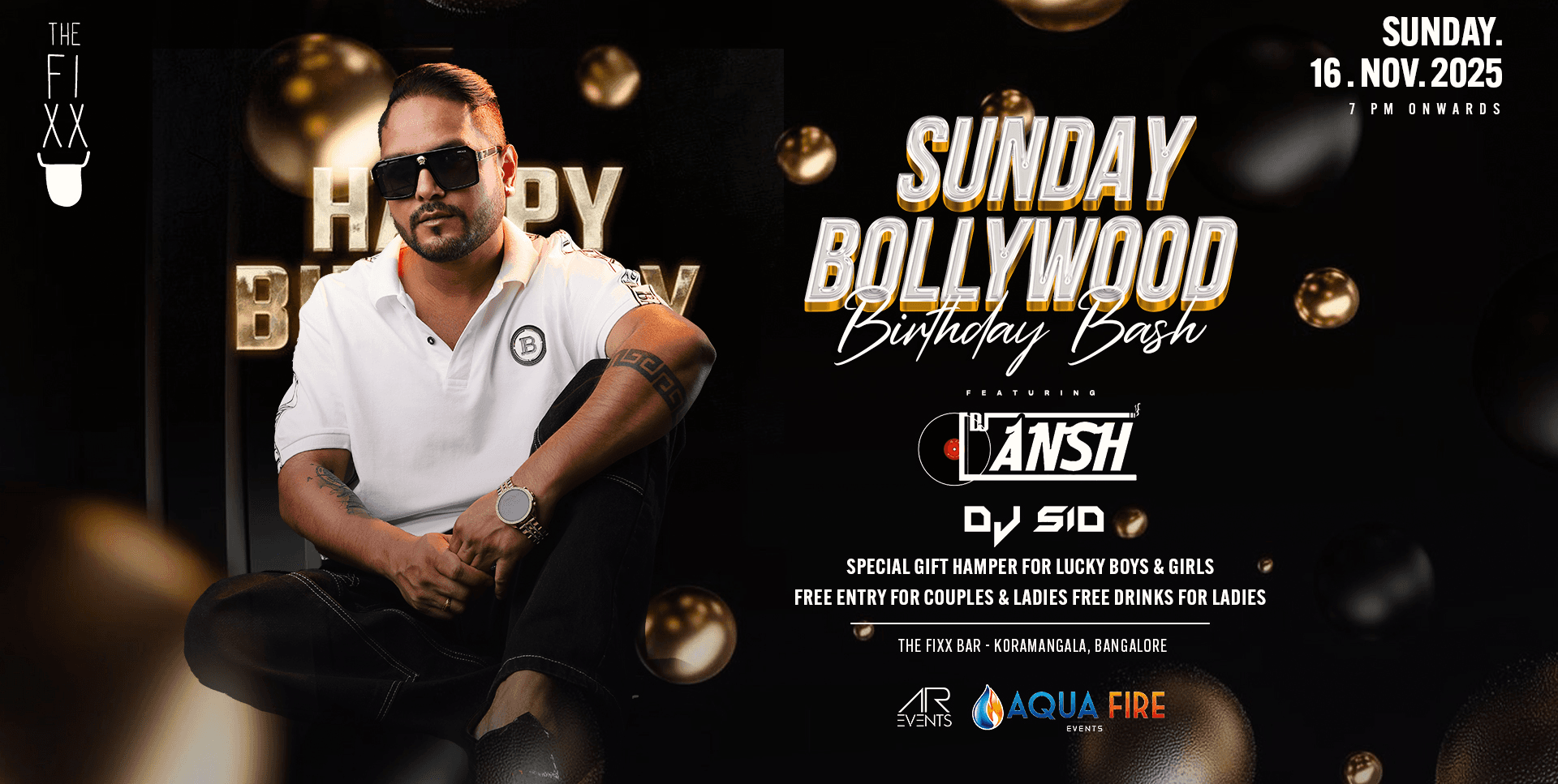 Bollywood Bash Sunday | The Fixx