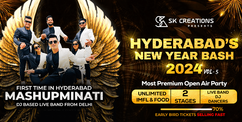Hyderabad New Year Bash 2024 (Open Air)